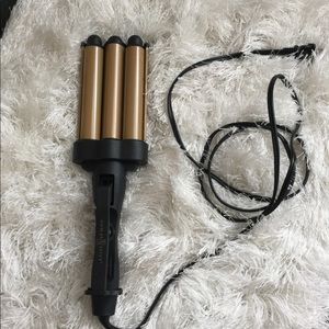 Gold N' Hot  Jumbo Ceramic Triple Barrel Wave